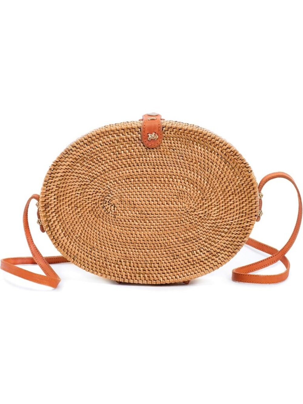 Stylish Handmade Rattan Crossbody Bag - Chic Straw Wicker Purse for Women